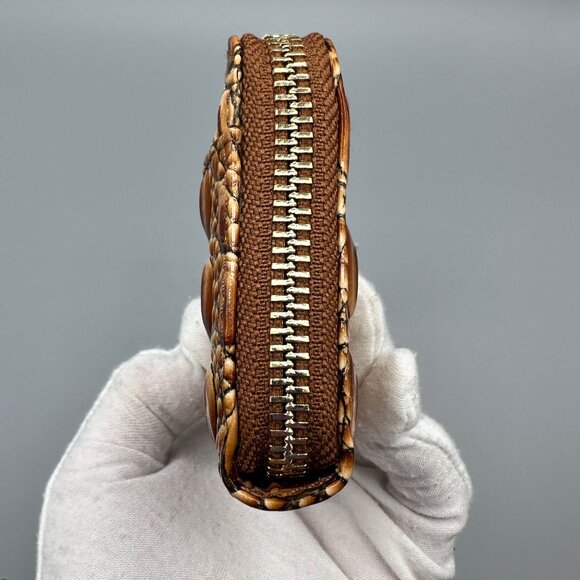 Brahmin Anita Luggage Brown Melbourne Leather Card Case Wallet V8615140000997 - Picture 5 of 15